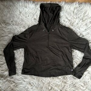 Lip up hoodie layer with pocket navy green layers 8 size small